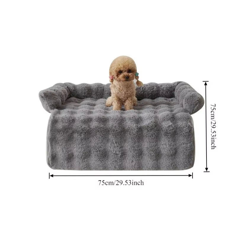 New Faux Rabbit Fur Large Dog Mat Cat Bed Pet Mattress Fun Luxury Plush Pet Bed Suitable for Small to Medium Dogs and Cats