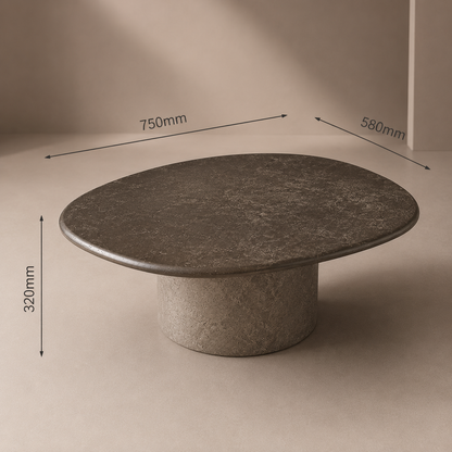 SMIVA Irregular Modern Coffee Table