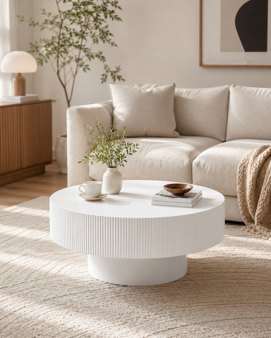 SMIVA Modern Round Coffee Table