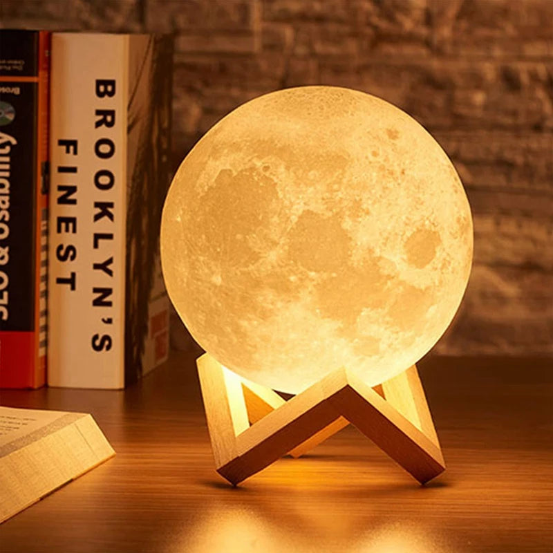 Moon Lamp – 3D LED Night Light