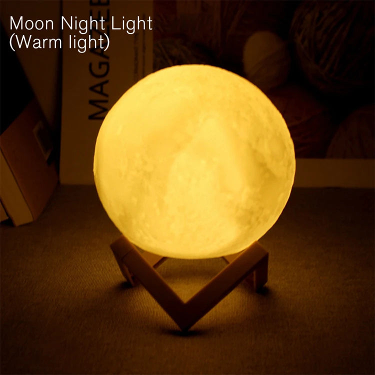 Moon Lamp – 3D LED Night Light