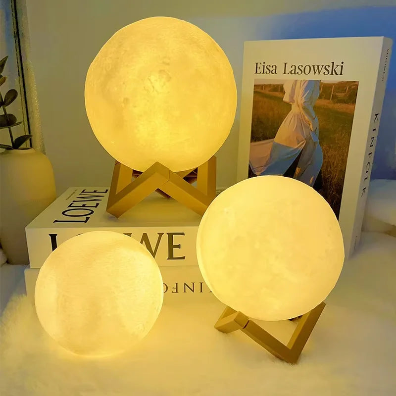 Moon Lamp – 3D LED Night Light
