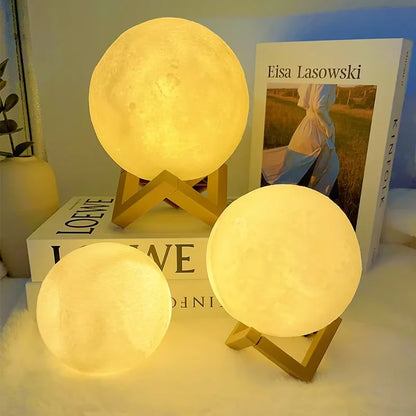 Moon Lamp – 3D LED Night Light